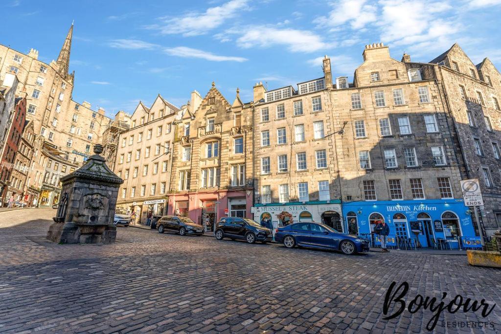 Spacious 2Br-1Ba - Grassmarket - Free Parking By Bonjour Residences เอดินบะระ ภายนอก รูปภาพ